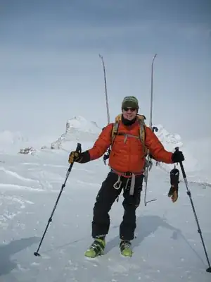 Chris Lamothe on the Wapta Traverse, in Banff, Alberta