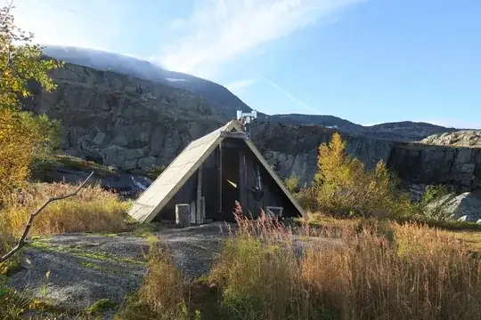 Ragohytte in Rago Nasjonalpark, 10 September 2016