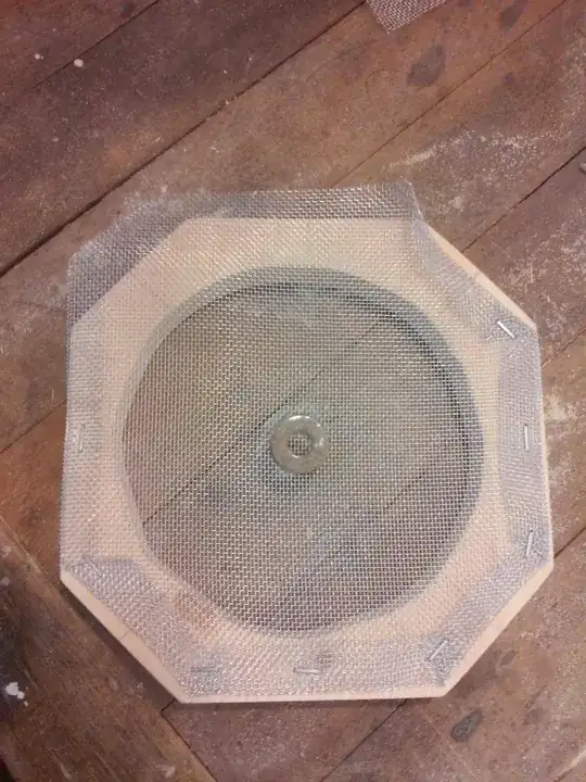 Screen partially attached