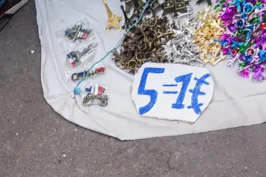 5 = 1€