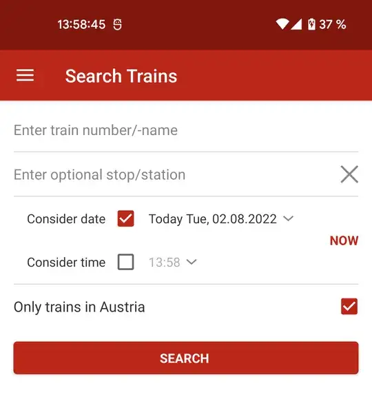 Screenshot of ÖBB Scotty