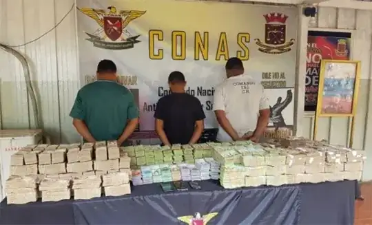 men arrested for having large sums of cash