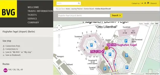TXL OPNV map