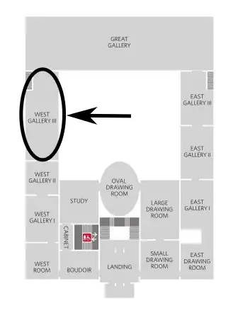 Wallace Collection West Gallery III plan