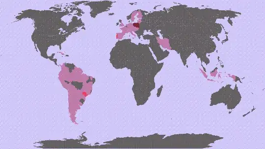 visited countries / states
