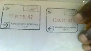 The Dutch stamped for entry and exit