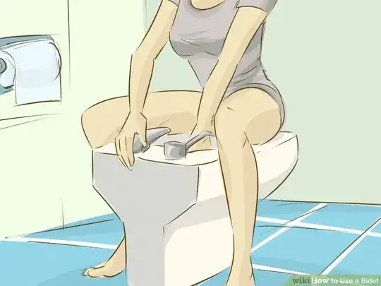 Bidet straddling