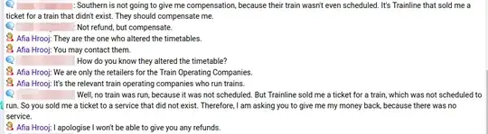 chat with trainline