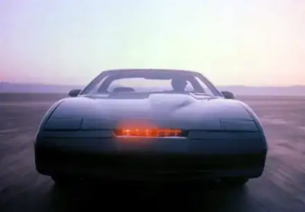 Kitt, the first self driving car... on Tv