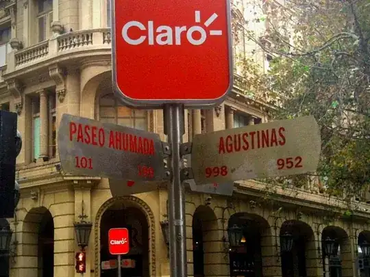 Intersection of Paseo Ahumada and Agustinas