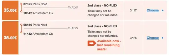 Thalys Tickets Paris-Amsterdam July 8th