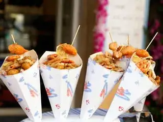 Pesce fritto al cono