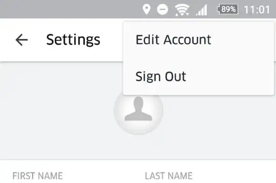 uber edit account