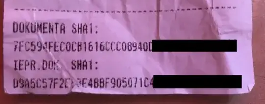 Example receipt