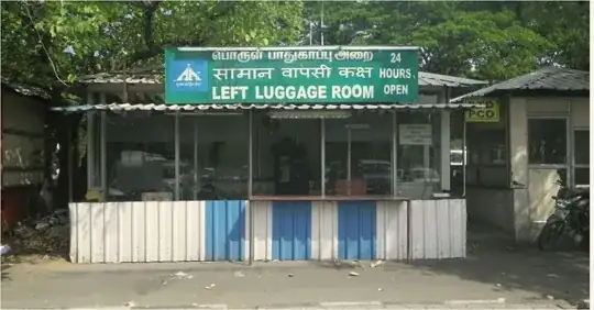 left luggage building