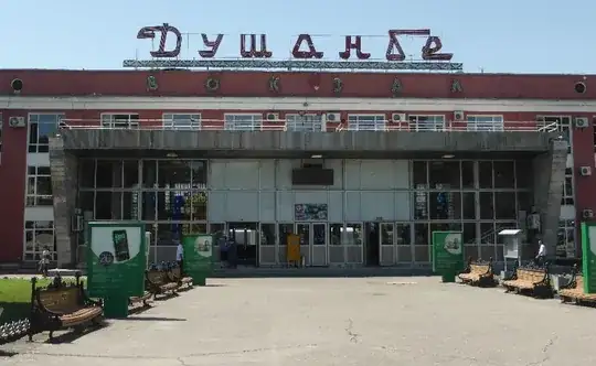 Railway station in Dushanbe