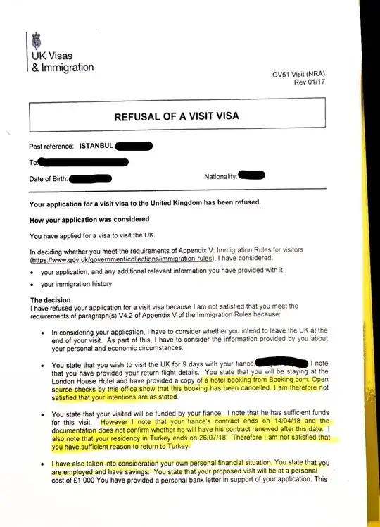 My fiance's refusal letter page 1
