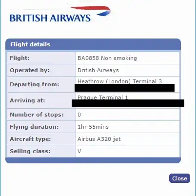 More Flight Information Screenshot