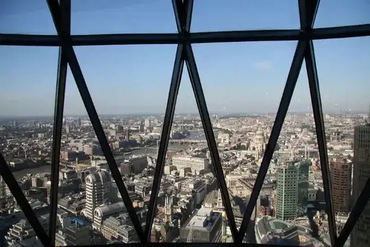 Forbidden view from The Gherkin