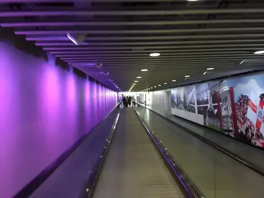 The passageway, from 5B to 5C