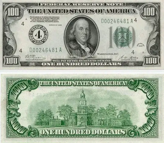 Series 1996 $100 Bill