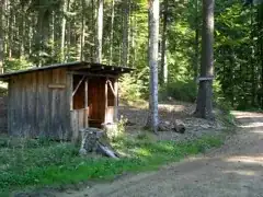 A simple shelter in the Black Forest
