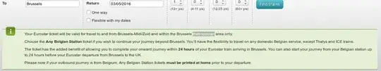 Eurostar website