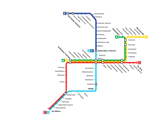 Rotterdam map