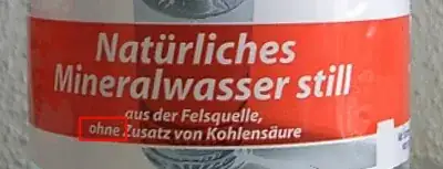 Ja! Wasser