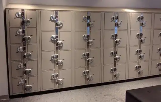 Carlton lodge lockers