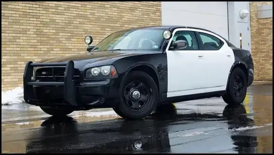 Retired 2006 Dodge Charger Police Car