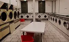 A laundromat