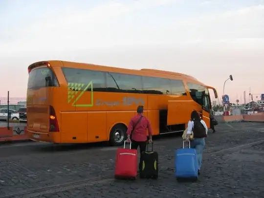 Ferry-bus at Santa Cruz de Tenerife