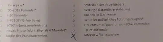 Visa denied due to an interview request.