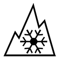 three-peaked snow tire pictogram