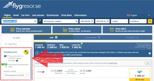 The Complete Price at Flygresor.se