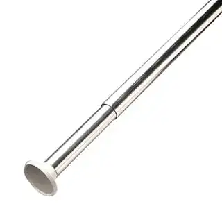 Shower curtain rod suction