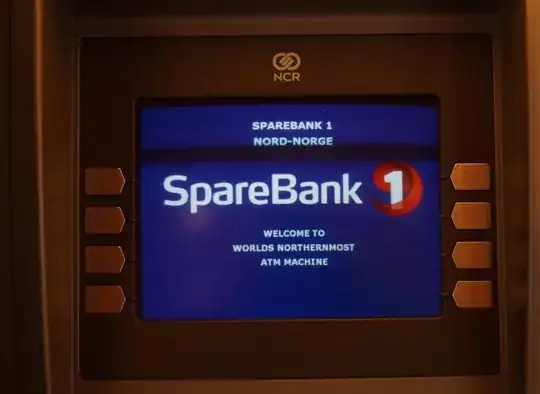 Northernmost ATM