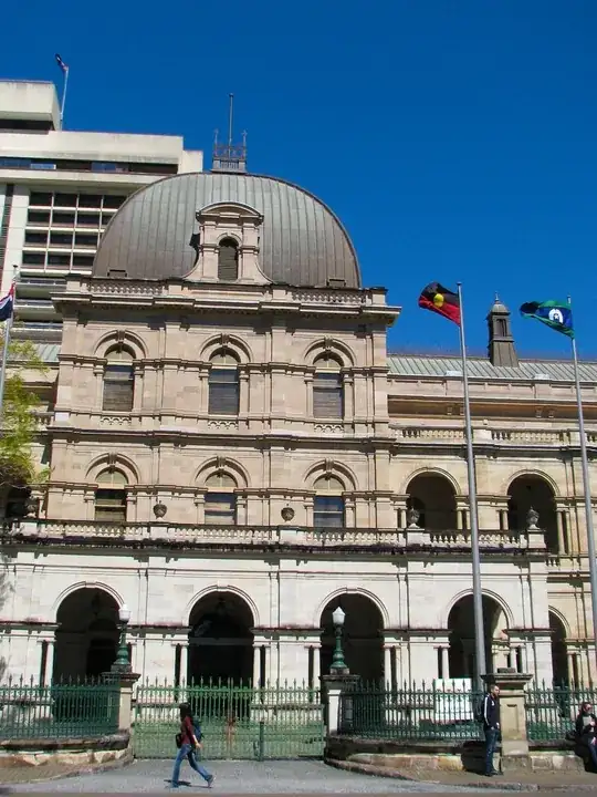 Queensland Parliament, photo from www.flickr.com/photos/edumariz/6169535486/