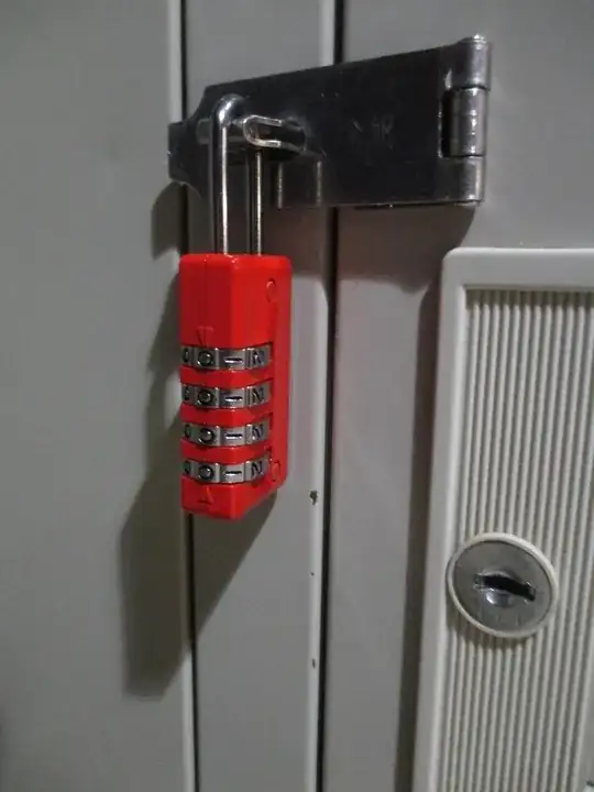 my borrowed padlock
