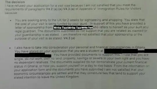 Refusal Letter