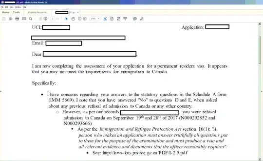 Notice of Misrepresentation