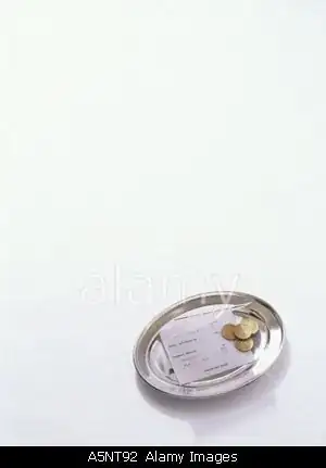 Receipt plate