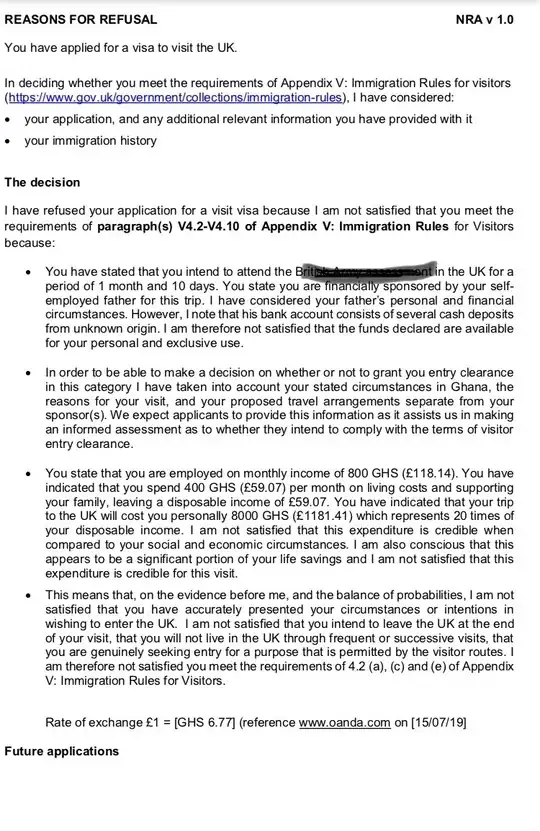 refusal note