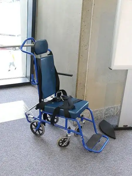 attendant-propelled manual wheelchair