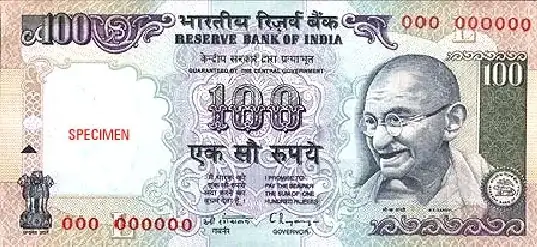 100 Rupees