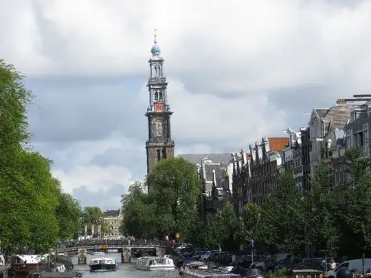 bridge over the Prinsengracht by Westertoren, Amsterdam