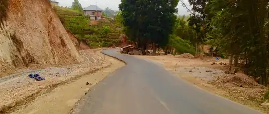 Labuan Bajo to Ruteng road partially built