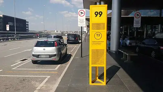 99TAXI pickup area