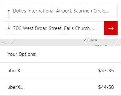 uber fare